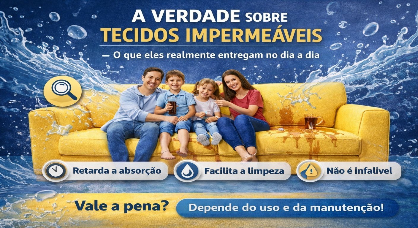 A verdade sobre tecidos impermeáveis: o que eles realmente entregam no dia a dia
